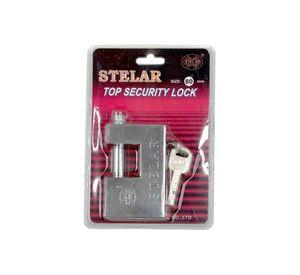 X2 Candado Cuadrado Stelar 80mm Seguridad Anticizalla