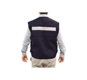 Chaleco Geologo Poplin Con Cinta Reflectante
