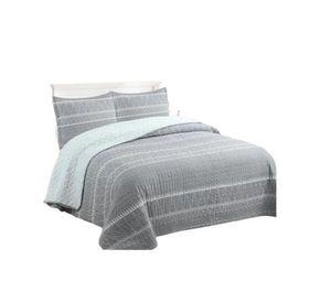 Cubrecama Sherpa 2 Plazas - Gris Triángulos M946