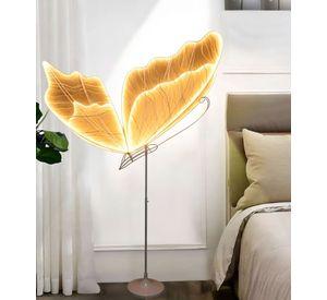 Lámpara Pie Decorativo Funcional Estilo Mariposa Jhn