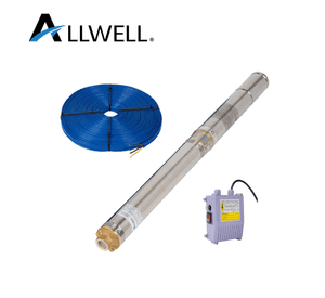 BOMBA SUMERGIBLE POZO ALLWELL 3" 0.5 HP H+ 3SDM2/15-0.37