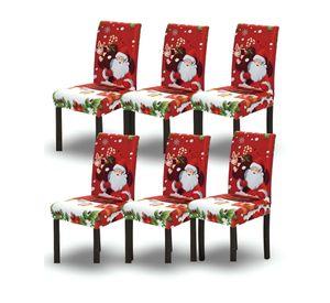 PACK DE 6 FUNDAS PARA SILLAS DE NAVIDAD N02