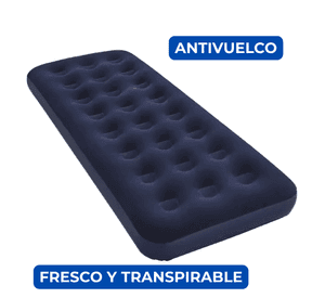 Colchon Inflable 191x99x22cm Individual 1 Plaza Camping