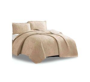 CUBRECAMA QUILT TUFTING DE LUJO SUAVE 2 PLAZAS p07