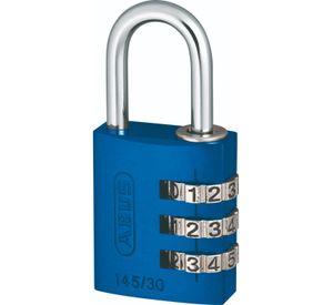 Candado Abus 145 30mm Aluminio Con Clave Azul