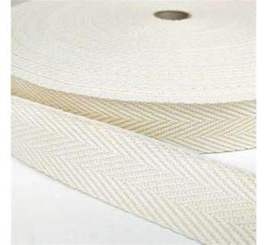 Huincha Cinta Espiga Algodón 2cm Ancho Rollo 50 Metros