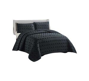 CUBRECAMA QUILT DELGADO TUFTING DE LUJO SUAVE 2 PLAZAS H1