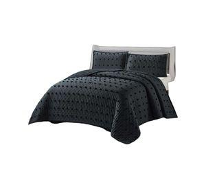CUBRECAMA QUILT DELGADO TUFTING DE LUJO SUAVE 2 PLAZAS H1