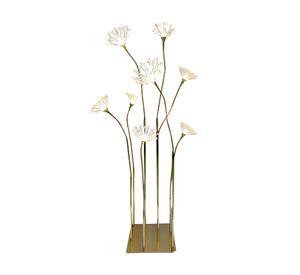 Lámpara Decorativa Pie Moderna Floral Iluminación Hogar Jhn