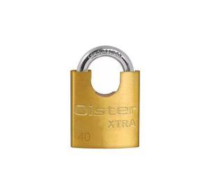 Candado oister xtra con hombro 40mm color amarillo