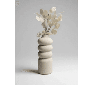 Decoración Elegante Prints Patro - Florero Ondulado Minimalista