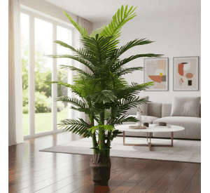 Planta Artificial Palmera Decorativa 1,50CM Para Hogar