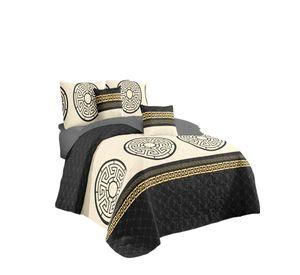 QUILT CUBRECAMA DE VERANO KING BEIGE 02