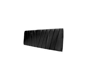 Respaldo Elegante 1 Plaza Capitone En V 105x60 CM Negro Felpa