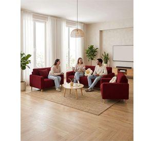 Set Cubre Sillón 3+1+1 Protector de Tela Reforzada - Lavable y Resistente 04