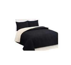 Cubrecama Sherpa 2 Plazas - Negro M923