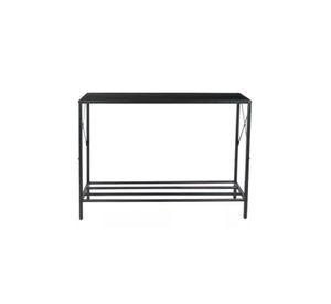 Arrimo tradicional negro, metal MDF