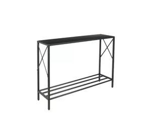 Arrimo tradicional negro, metal MDF