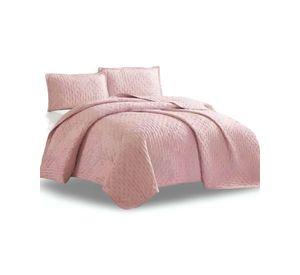 CUBRECAMA QUILT DELGADO TUFTING DE LUJO SUAVE 2 PLAZAS L5