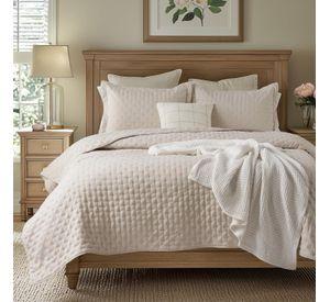 Cubrecama Quilt + Fundas De Almohada Cobertores Acolchado 2 Plazas Aura Zeus
