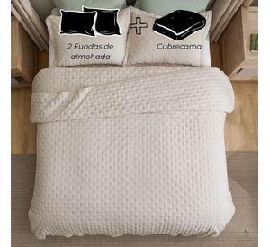 Cubrecama Quilt + Fundas De Almohada Cobertores Acolchado 2 Plazas Aura Zeus