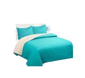 Cubrecama Sherpa King - Turquesa M919