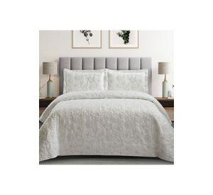 Quilt Andes Bordado Florencia Gris