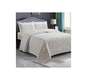 Quilt Andes Bordado Florencia Gris
