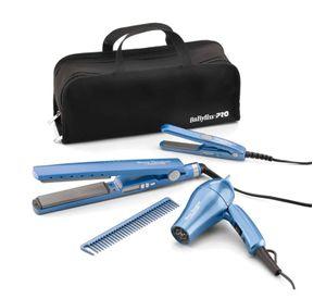 Kit Travel BaBylissPRO 4 unidades Plancha Ionica 32mm+Sec+Plan Mini