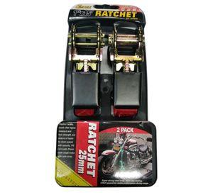 Set 2 Amarras Tie Down Eslingas Con Tensor Para Motos