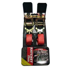 Set 2 Amarras Tie Down Eslingas Con Tensor Para Motos
