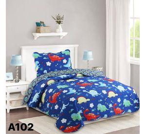 Cubrecama Quilt Verano 1.5P Mundo Dinosaurios A102