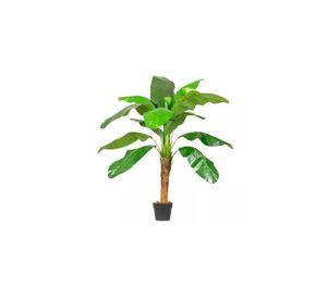 Planta Artificial Banano 120cm Luxury 12 Hjs / Arbusto Real