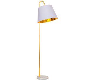 LAMPARA DE PIE BLANCA MÁRMOL E27 1X60W