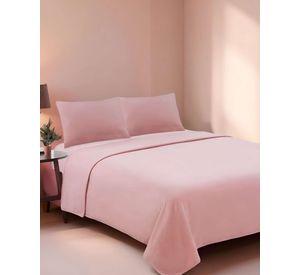 Sábana de Polar Ultra Suave Máxima Calidez y Confort Rosa 1,5 plazas