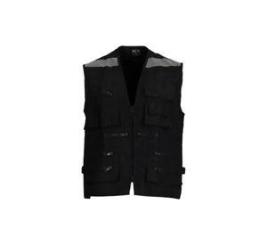 Chaleco Geólogo Poplin Negro