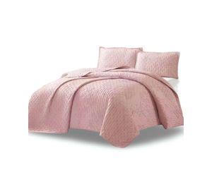 CUBRECAMA QUILT DELGADO TUFTING DE LUJO SUAVE KING M5