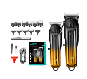 Kit M quina Barber a Clipper Trimmer VGR V 646 Dorado