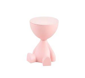 MESA DE ARRIMO MULTIFUNCIONAL CON COMPARTIMENTO ORGANIZADOR INTEGRADO ROSA