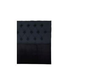 Respaldo Super King Piso Capitone Premiun 200x140 CM Negro Lino