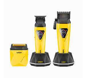 Combo Barber a Profesional Vgr V 877 S3 Diamante 9000rpm Dorado