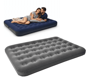 Colchon Inflable Matrimonial 2 Plazas 191x137x22cm Camping