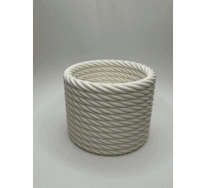 Decoración Elegante Prints Patro - Macetero Estilo Cuerda Trenzada