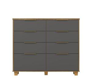 Comoda moda Dubai 8 Cajones Gris