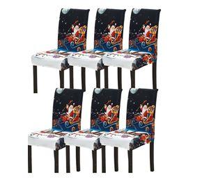 SET DE 6 FUNDAS PARA SILLAS DE NAVIDAD N07