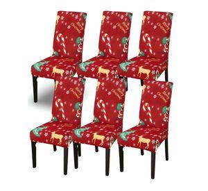 PACK DE 6 FUNDAS PARA SILLAS DE NAVIDAD N13
