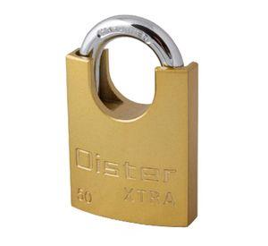 Candado oister xtra con hombro 50mm color amarillo
