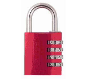 Candado Abus 145 40mm Aluminio Con Clave Rojo