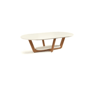 Mesa de Centro Oval 120x68cm