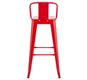 Silla Alta Metal Rojo